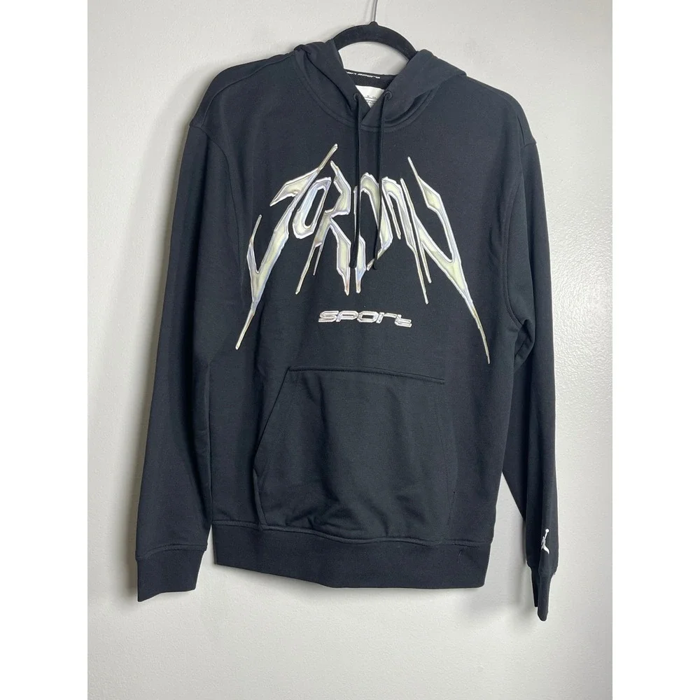 JORDAN Sport Dri-Fit‎ Hoodie Sweatshirt XS Black NEW Streetwear Basketball
